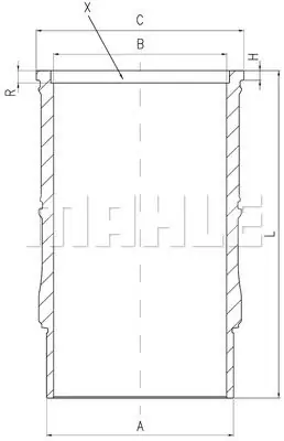 Tuleja cylindrowa MAHLE 001 LW 00142 000 Ekspresowa dostawa