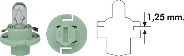 Darmowa dostawa Żarówka, oświetlenie tablicy przyrządów MAGNETI MARELLI 002053100000