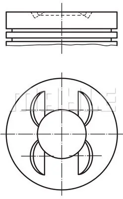 Rabat Tłok MAHLE 002 51 00