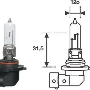 Autentyczny Żarówka, reflektor dalekosiężny MAGNETI MARELLI 002577200000