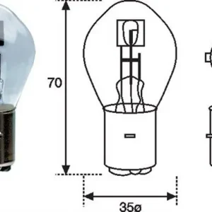 Wyprzedaż Żarówka, reflektor dalekosiężny MAGNETI MARELLI 002588200000