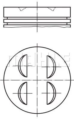 Najlepsza cena Tłok MAHLE 002 74 00
