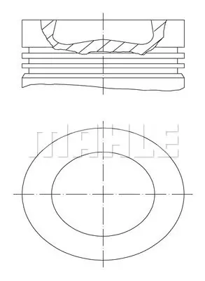 Wyprzedaż Tłok MAHLE 003 24 00