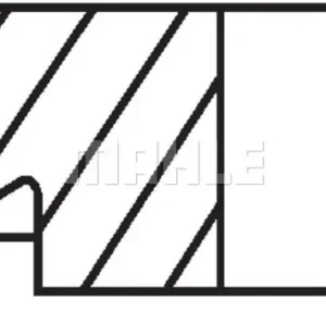 Zestaw pierścieni tłokowych MAHLE 004 15 N1 Zamów teraz