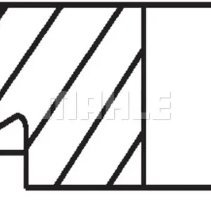 Zestaw pierścieni tłokowych MAHLE 004 26 N1 Zamów teraz