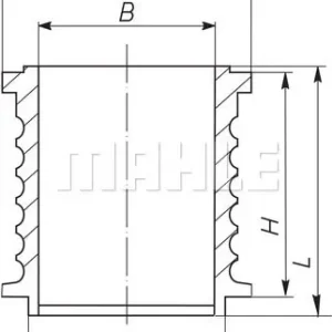 Szybka dostawa Tuleja cylindrowa MAHLE 004 WR 06 00