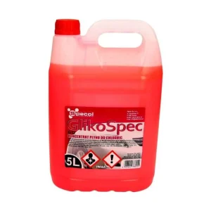 Kup teraz PŁYN DO CHŁODNIC 5L RÓŻOWY KONC. GLIKOSPEC (ODPOWIENIK G12, BORYGO)