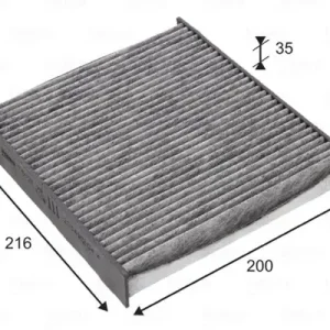 Filtr, wentylacja przestrzeni pasażerskiej VALEO 715725 Zamów teraz