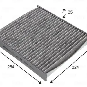 Filtr, wentylacja przestrzeni pasażerskiej VALEO 715727 Zwrot pieniędzy