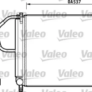 Rabat Chłodnica, układ chłodzenia silnika VALEO 732883