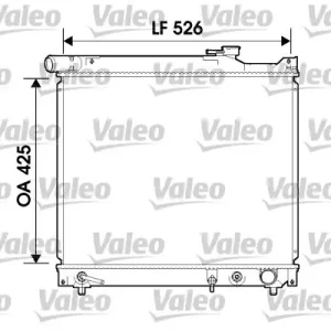 Chłodnica, układ chłodzenia silnika VALEO 734214 Tani