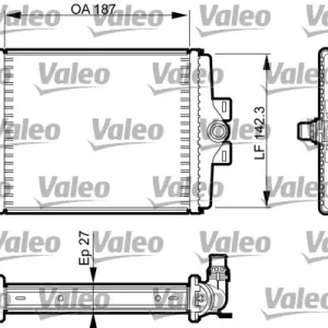 Chłodnica, układ chłodzenia silnika VALEO 735467 Zamów teraz