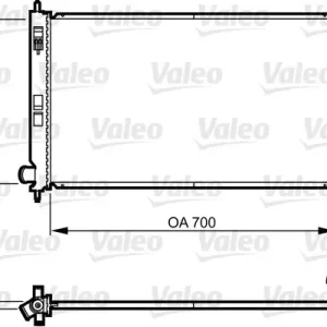Oferta limitowana Chłodnica, układ chłodzenia silnika VALEO 735575