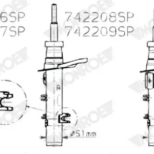 Amortyzator MONROE 742207SP Oferta limitowana