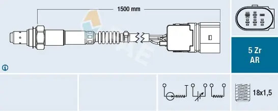 Tani Sonda lambda FAE 75351