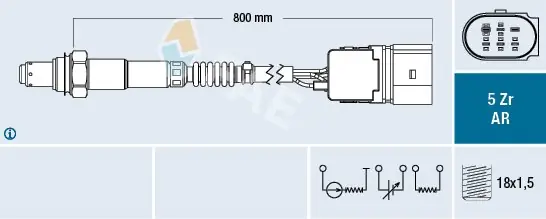 Wysoka jakość Sonda lambda FAE 75357