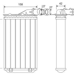 Ostatnia szansa Wymiennik ciepła, ogrzewanie wnętrza VALEO 812005