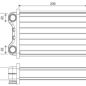 Ostatnia szansa Wymiennik ciepła, ogrzewanie wnętrza VALEO 812255
