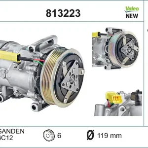 Sprężarka, klimatyzacja VALEO 813223 Ekspresowa dostawa
