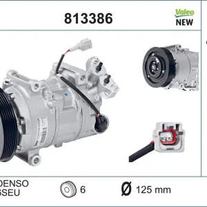 Sprężarka, klimatyzacja VALEO 813386 Bezpieczna płatność