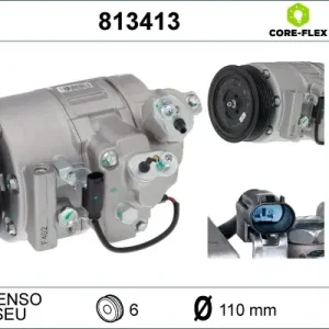 Sprężarka, klimatyzacja VALEO 813413 Premium