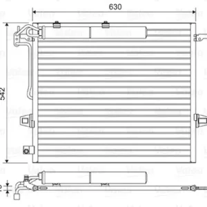 Ekspresowa dostawa Skraplacz, klimatyzacja VALEO 814025