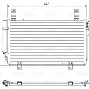 Nowość Skraplacz, klimatyzacja VALEO 814048