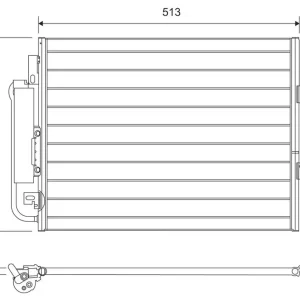 Szybka dostawa Skraplacz, klimatyzacja VALEO 814061
