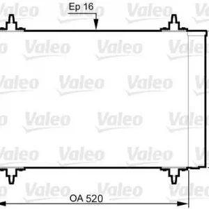 Bezpieczna płatność Skraplacz, klimatyzacja VALEO 814080
