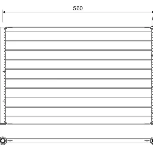 Tylko dziś Skraplacz, klimatyzacja VALEO 814083