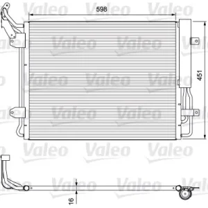 Skraplacz, klimatyzacja VALEO 814091 Tani