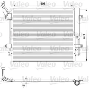 Darmowa dostawa Skraplacz, klimatyzacja VALEO 814157