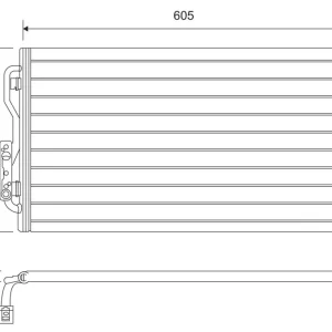 Najlepsza cena Skraplacz, klimatyzacja VALEO 814191