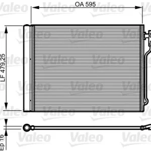Skraplacz, klimatyzacja VALEO 814192 Premium