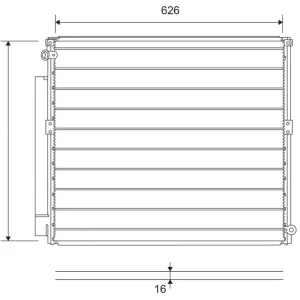 Zwrot pieniędzy Skraplacz, klimatyzacja VALEO 814203