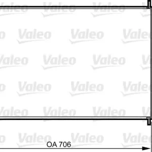 Oferta limitowana Skraplacz, klimatyzacja VALEO 814204