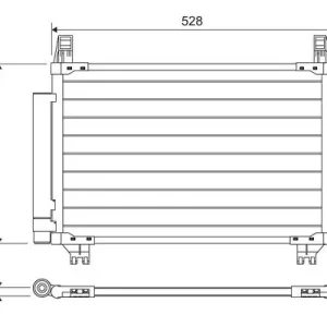 Skraplacz, klimatyzacja VALEO 814223 Autentyczny