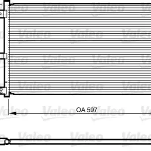 Wyprzedaż Skraplacz, klimatyzacja VALEO 814227