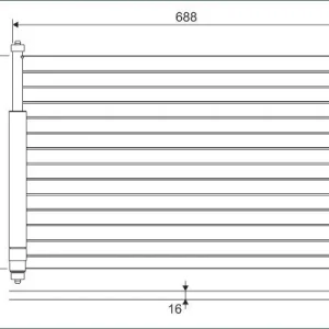 Skraplacz, klimatyzacja VALEO 814228 Oryginalny