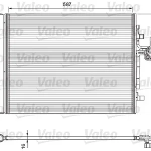 Niska cena Skraplacz, klimatyzacja VALEO 814318