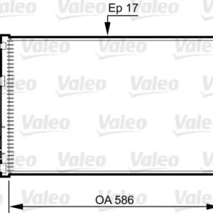 Darmowa dostawa Skraplacz, klimatyzacja VALEO 814347
