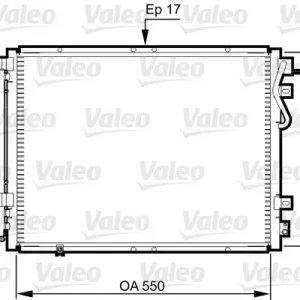 Wyprzedaż Skraplacz, klimatyzacja VALEO 814352