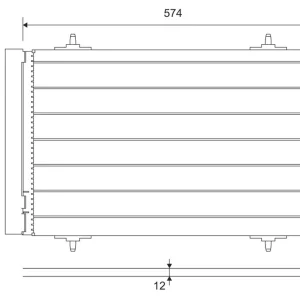 Tylko dziś Skraplacz, klimatyzacja VALEO 814363
