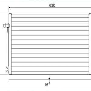 Darmowa dostawa Skraplacz, klimatyzacja VALEO 814367