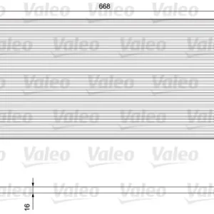 Skraplacz, klimatyzacja VALEO 814377 Nowość
