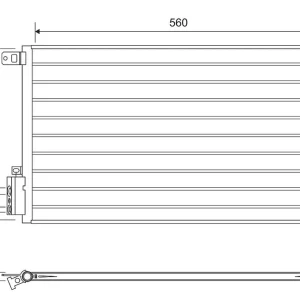 Rabat Skraplacz, klimatyzacja VALEO 814381