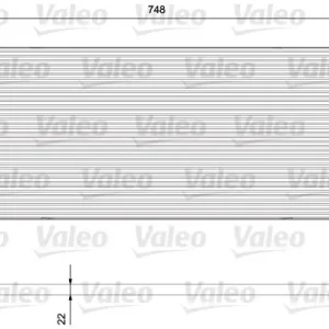 Wysoka jakość Skraplacz, klimatyzacja VALEO 814383
