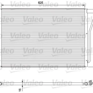 Oferta limitowana Skraplacz, klimatyzacja VALEO 814388