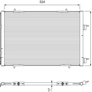 Skraplacz, klimatyzacja VALEO 814406 Promocja