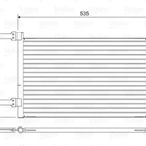 Oferta limitowana Skraplacz, klimatyzacja VALEO 814438